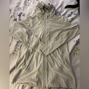 Lululemon Gray Full Zip Hooded Jacket, Size 10